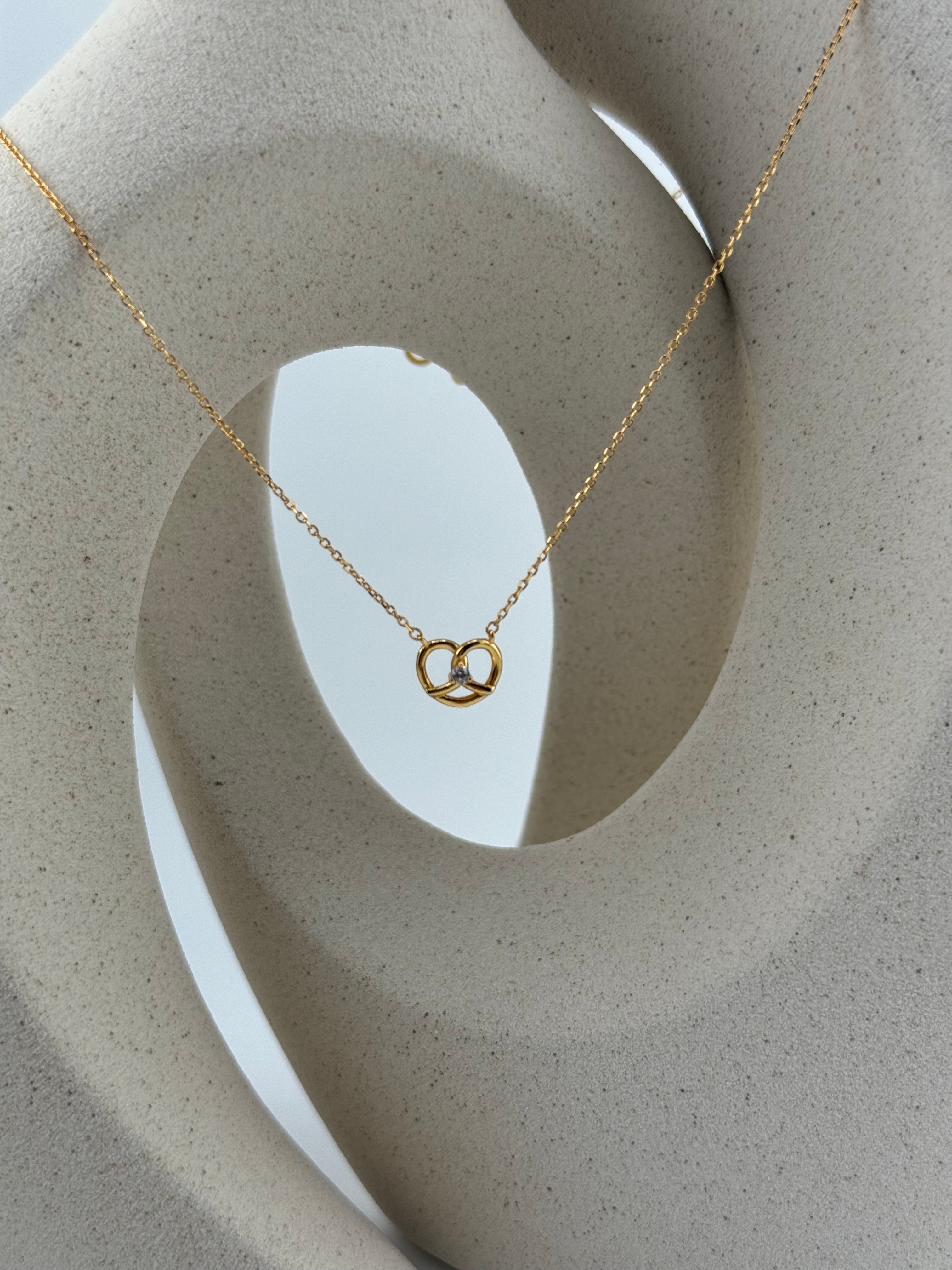 Pretzel pendant